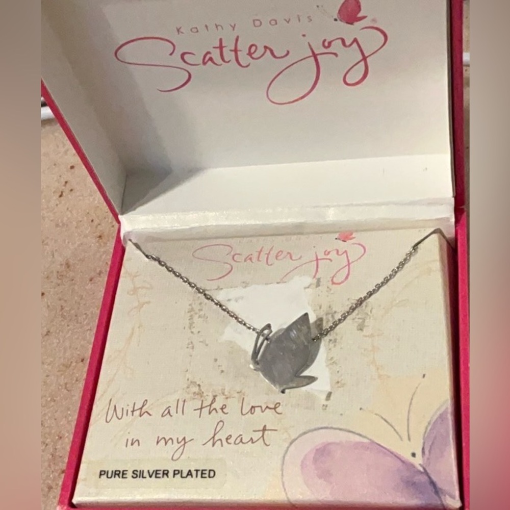 Kathy Davis Silver Plated Nk Butterfly